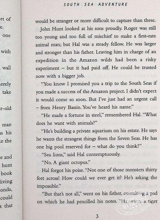 【中商原版】哈尔罗杰历险记：南海奇遇 英文原版 豆瓣阅读 South Sea Adventure 商品图7