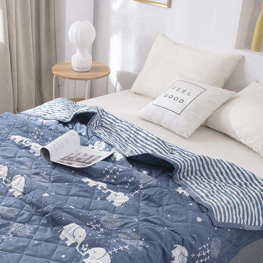 夏天空调被夏凉被双人单人薄被子可水洗机洗被子学生宿舍春秋童被wyt3 商品图0