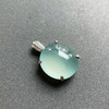 高冰种淡蓝水翡翠鸽子蛋吊坠戒指两用 商品缩略图2
