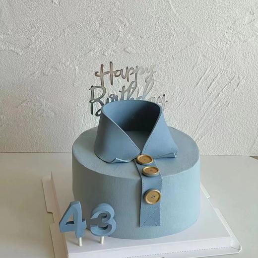 【绅士】父亲节高级感翻糖蛋糕 商品图1