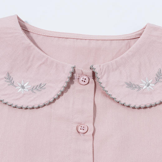 贝贝怡儿童短袖T恤女童夏季新品松紧袖口宝宝外出衣服上衣柔软透气 商品图4