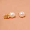 美裕 【弦歌】银925淡水珍珠耳钉 8-8.5mm白105621 商品缩略图2