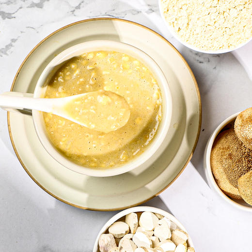 山药小米猴菇粉 冲泡即食早餐 代餐粉 罐装500g 商品图1