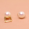 美裕 【弦歌】银925淡水珍珠耳钉 8-8.5mm白105621 商品缩略图1