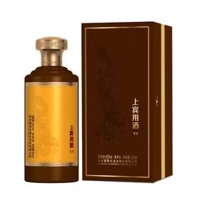 贵州茅台镇董事长 上宾用酒V9 酱香型白酒53度 500ml 六瓶装整箱装