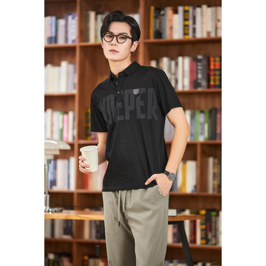 【断码清仓】HX 夏季翻领短袖T恤S102220426101 商品图1