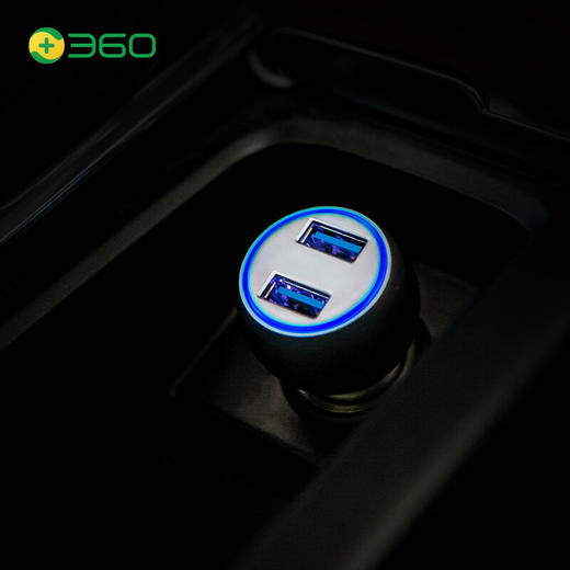 360 车载充电器C6 双口54W汽车点烟器一拖二 QC3.0快充USB接口 转换器分线器插头 通用苹果华为小米手机平板 商品图5