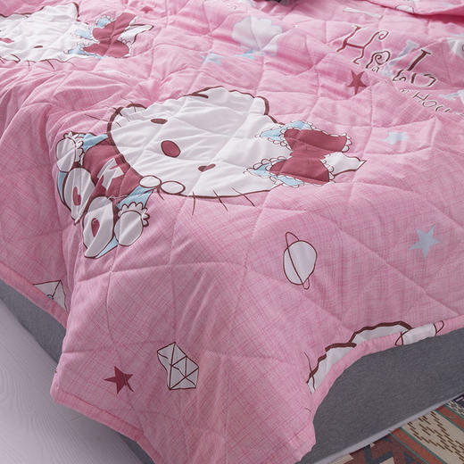 夏天空调被夏凉被双人单人薄被子可水洗机洗被子学生宿舍春秋童被wyt3 商品图7