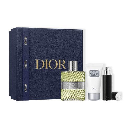 DIOR/迪奥2021圣诞限量清新之水男士套装3件套 淡香水100+10ml+沐浴露50ml 商品图0