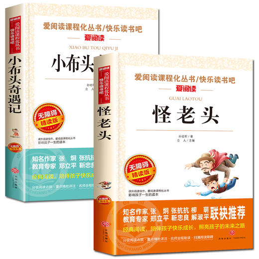 孙幼军经典童话全套2册 小布头奇遇记怪老头 三年级四年级至六年级阅读课外书必读老师推荐儿童故事书籍适合学生读的 怪老头儿全集 商品图4