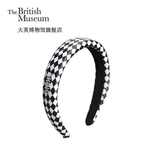 大英博物馆路易斯西洋棋发箍长款蝴蝶结发夹甜美可爱送女友礼物 商品图1