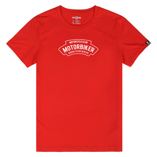 自由基地复古机车美式青春短袖T恤流行合体圆领印花休闲创意半袖T NMT-1870 商品图4