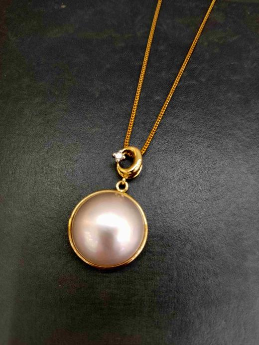 1F金鸿珍珠     马贝珍珠吊坠 商品图0