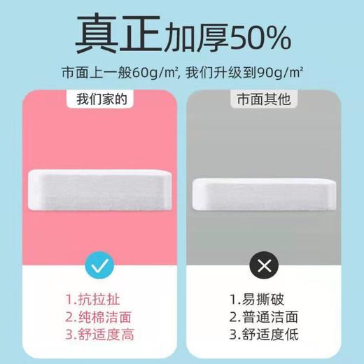 【实在“太方便了”！】压缩毛巾100粒 纯棉一次性洗脸巾擦脸 加厚旅游便携式 商品图2