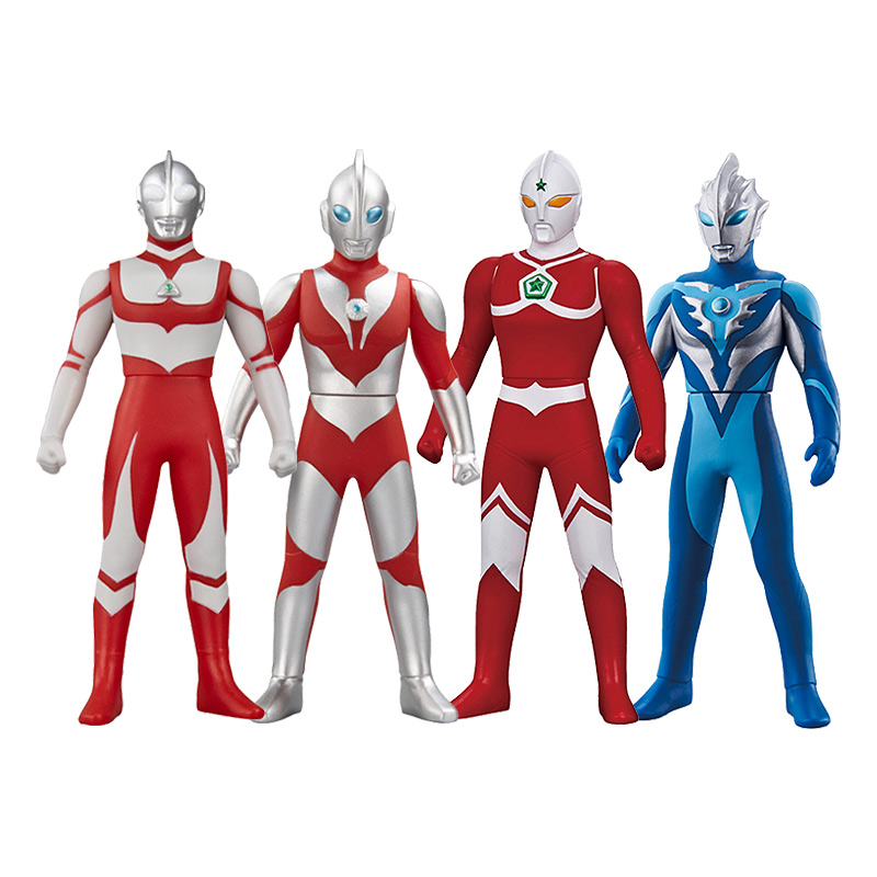 万代Bandai  奥特曼玩偶怪兽软胶人偶日版