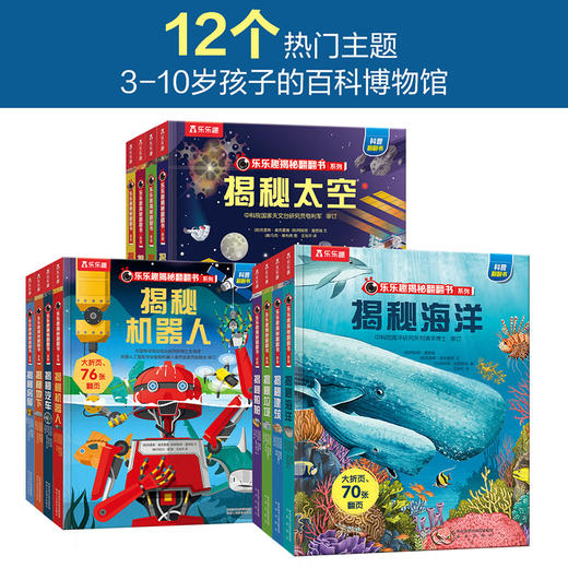 【常青藤爸爸】乐乐趣揭秘翻翻书系列12册（第一辑+第二辑+第三辑） 商品图1