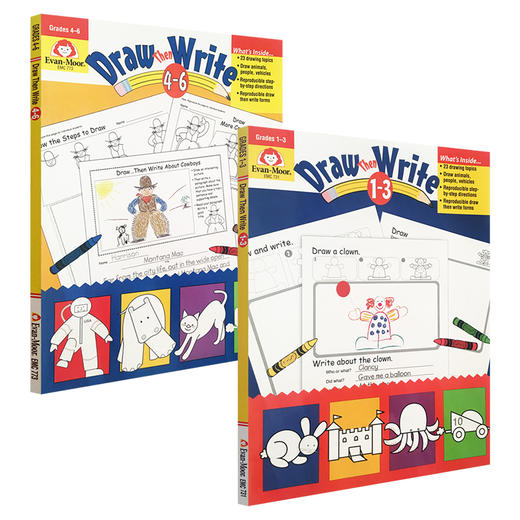 【Evan-Moor Best】 Draw...Then Write 绘图讲故事 商品图1