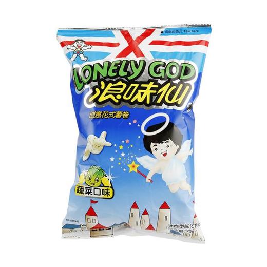 旺旺浪味仙创意花式薯卷(蔬菜口味)70g 商品图0