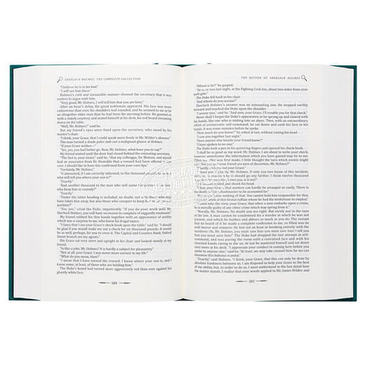 【中商原版】福尔摩斯探案全集 完整无删减 送书签 英文原版 阿瑟 柯南 道尔 Arthur Conan Doyle 世界经典侦探悬疑小说 商品图7