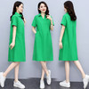 休闲气质，文艺棉麻宽松连衣裙HR-GJC6280 商品缩略图3