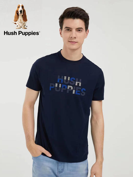 暇步士男装圆领短袖T桖PE-22313 商品图0