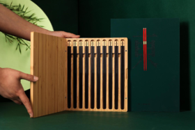 【团购展示】家宴·黑檀10双装