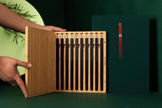 【团购展示】家宴·黑檀10双装 商品图0