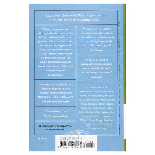 【中商原版】大河恋 豆瓣高分 英文原版 A River Runs through It and Other Stories Norman Maclean Robert Redford 商品图1