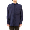 KUON Regular Collar Shirt-AIZOME- 日本职人制有机棉蓝染衬衫 商品缩略图4