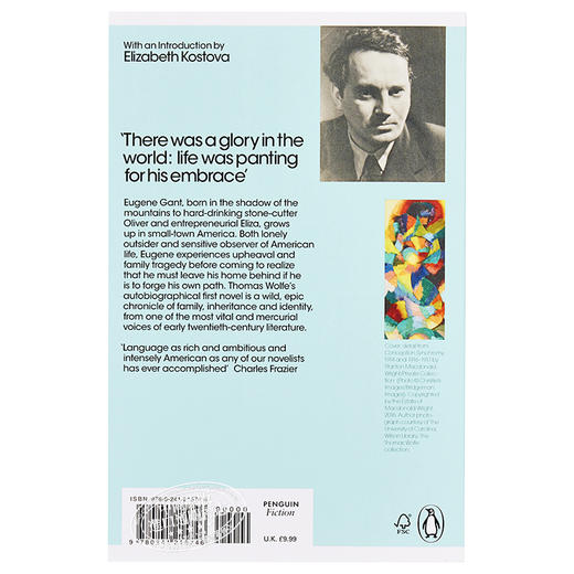 预售 【中商原版】天使，望故乡 英文原版 (PMC)Look Homeward, Angel Thomas Wolfe 商品图1