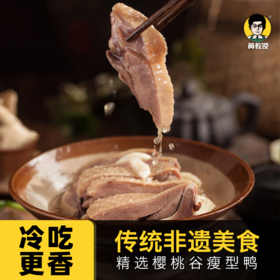 严选 | 黄教授盐水鸭 鲜嫩多汁 肉质紧实 鸭香扑鼻 450g*2