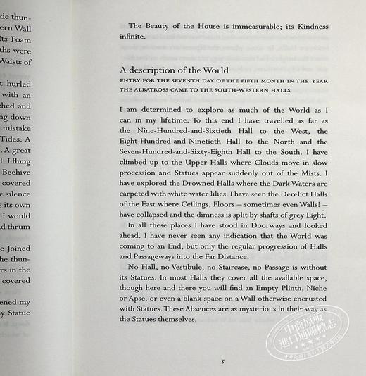 预售 【中商原版】皮拉内西 苏珊娜·克拉克 英文原版 Piranesi Susanna Clarke 亚马逊高分图书 商品图6