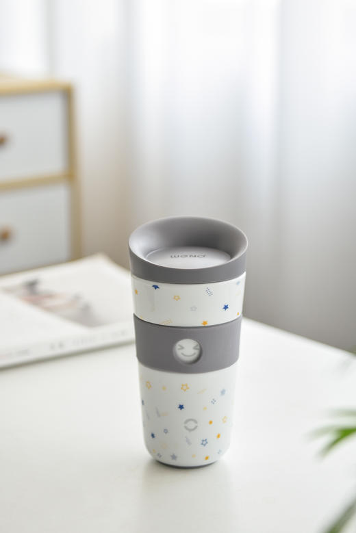 富玉  景德镇陶瓷创意陶瓷水杯办公室趣味减压表情杯个性茶杯 商品图2