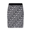 KENZO 高田贤三 女士字母徽标印花针织短裙 混色 FC52 JU691 3SC 99 商品缩略图0