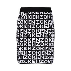 KENZO 高田贤三 女士字母徽标印花针织短裙 混色 FC52 JU691 3SC 99