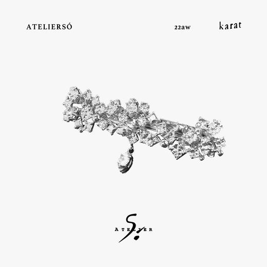 ATELIERSO 22AW克拉系列 假宝石拼接长发夹 商品图0