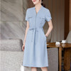 XS2109-YZH 衬衫连衣裙女夏款女装2022年新款时尚气质设计感休闲中长裙子 商品缩略图0