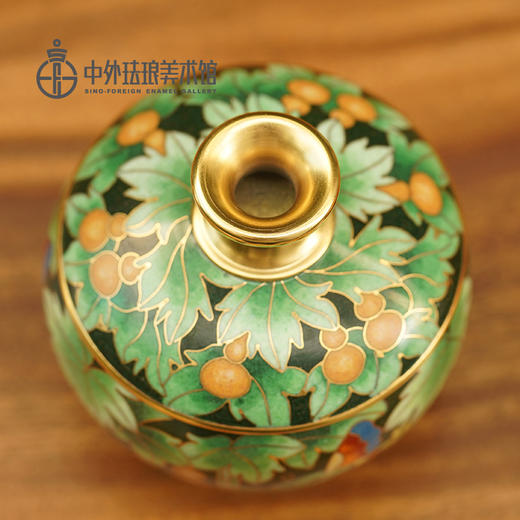 《泰平安·泰有福》  掐丝珐琅苹果罐（红，绿） 商品图6