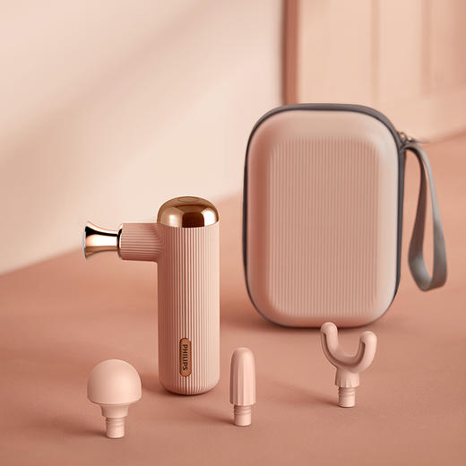 飞利浦迷你筋膜枪女生肌肉放松电动高端按摩枪专业级mini便携运动 商品图4