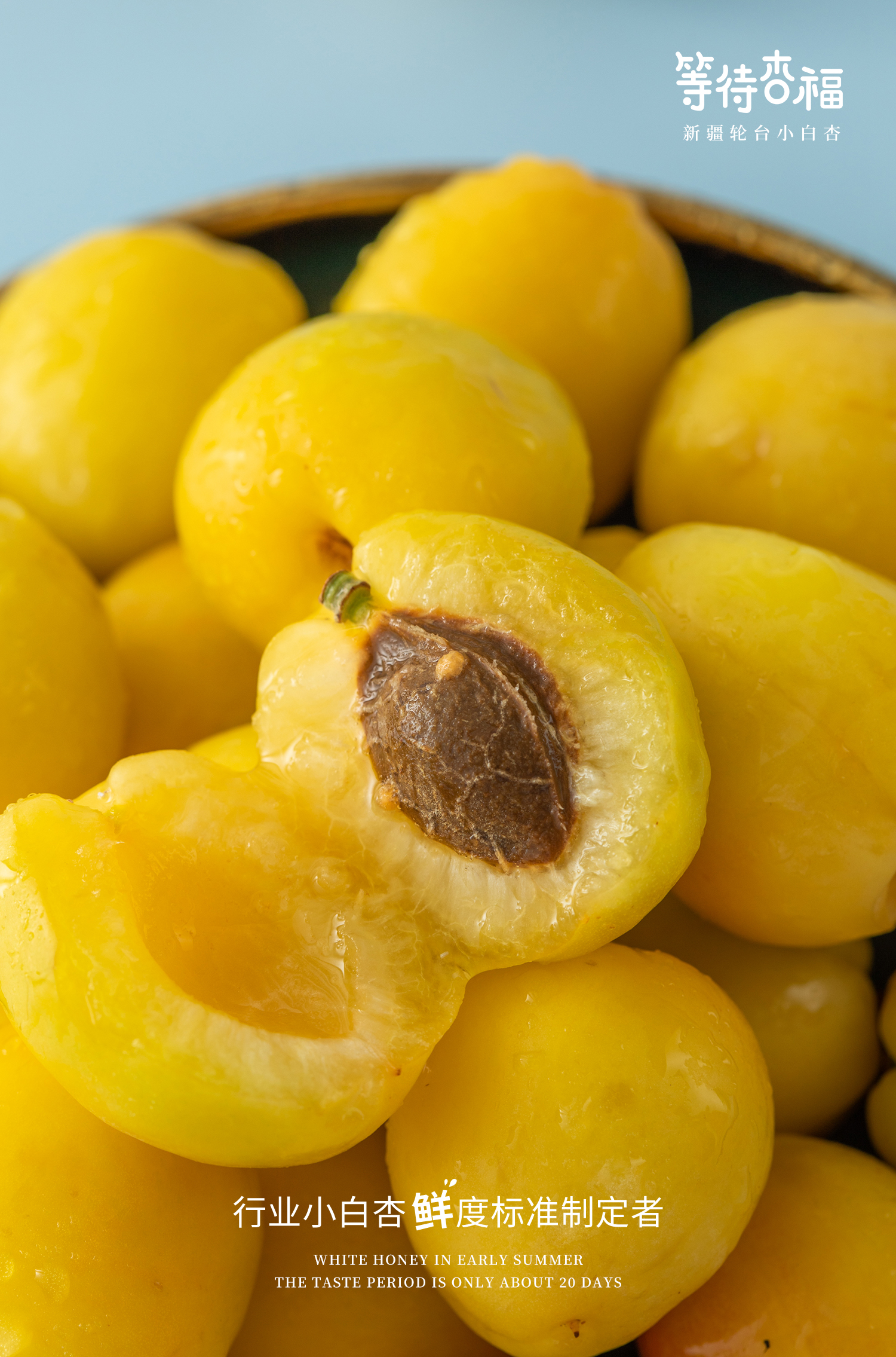 领券减十元新疆小白杏新鲜杏子甜蜜多汁先挑黄的吃青的放黄吃皮带一点