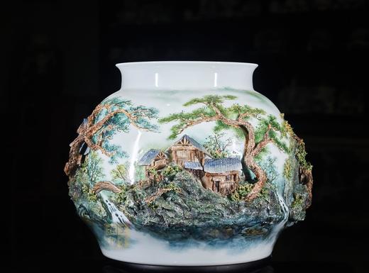 陶瓷镶雕江南春色 商品图0