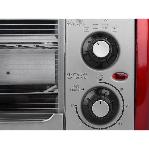 美的（Midea）(504364)MG17CC-AR电烤箱 70-250度温度选择 二个功能旋钮 商品图3