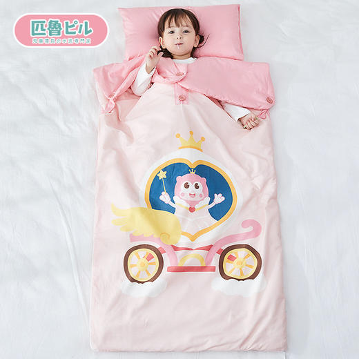 日本匹鲁儿童被子秋冬防踢被内芯拆卸可水洗秋冬被 商品图1