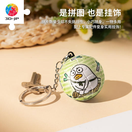 【折扣商品 不退不换】24片钥匙扣拼图 塑料拼图A3639 人气形象小刘鸭-负葱请罪 商品图4