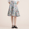 谜底碎花半截裙2022夏季新款复古文艺纯棉印花百褶裙222MB0687 商品缩略图0