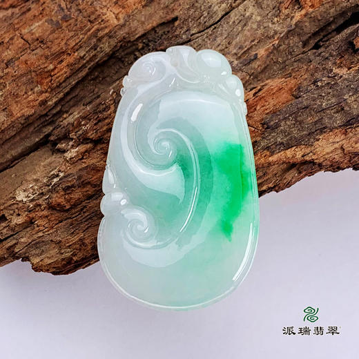 派瑞翡翠 翡翠挂件 糯种 飘花 商品图1
