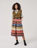 Margaret Howell  彩色条纹棉质垂褶半裙 商品缩略图5