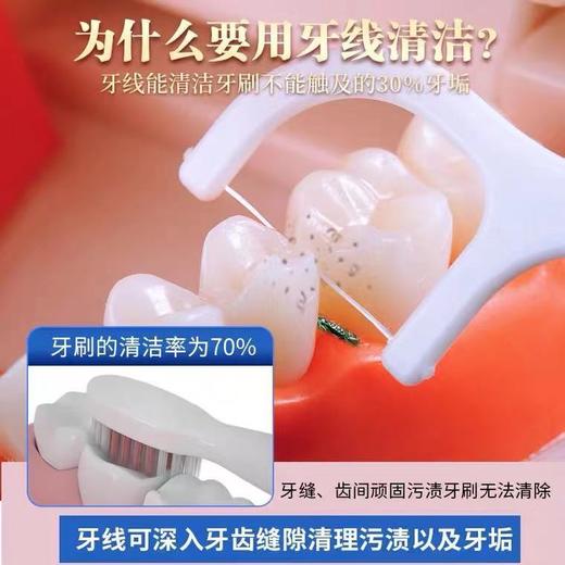 牙线棒家庭装牙线签剔牙神器超细一次家用洁牙线安全牙线 商品图4