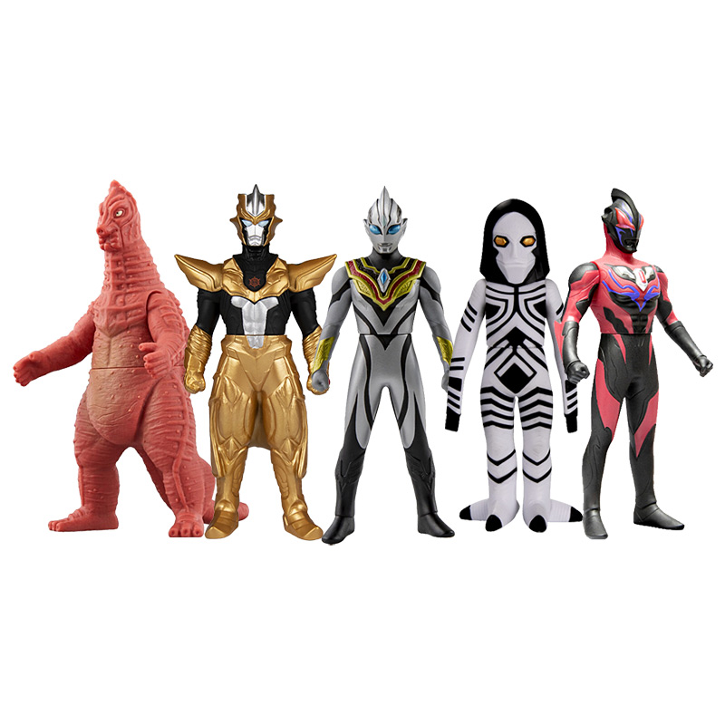 万代Bandai  特利迦奥特曼玩偶怪兽软胶人偶2