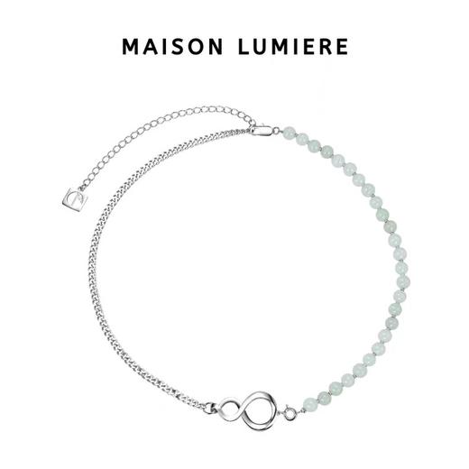 无限葫芦玉石链条拼接项链 商品图0